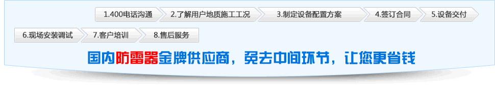 貴州科比特服務流程，最專業的防雷裝置供應商